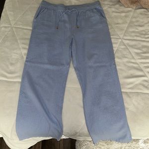 Blue Linen Pants